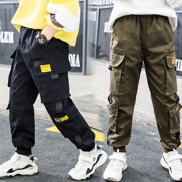 Solid Boys  Cargo Pants