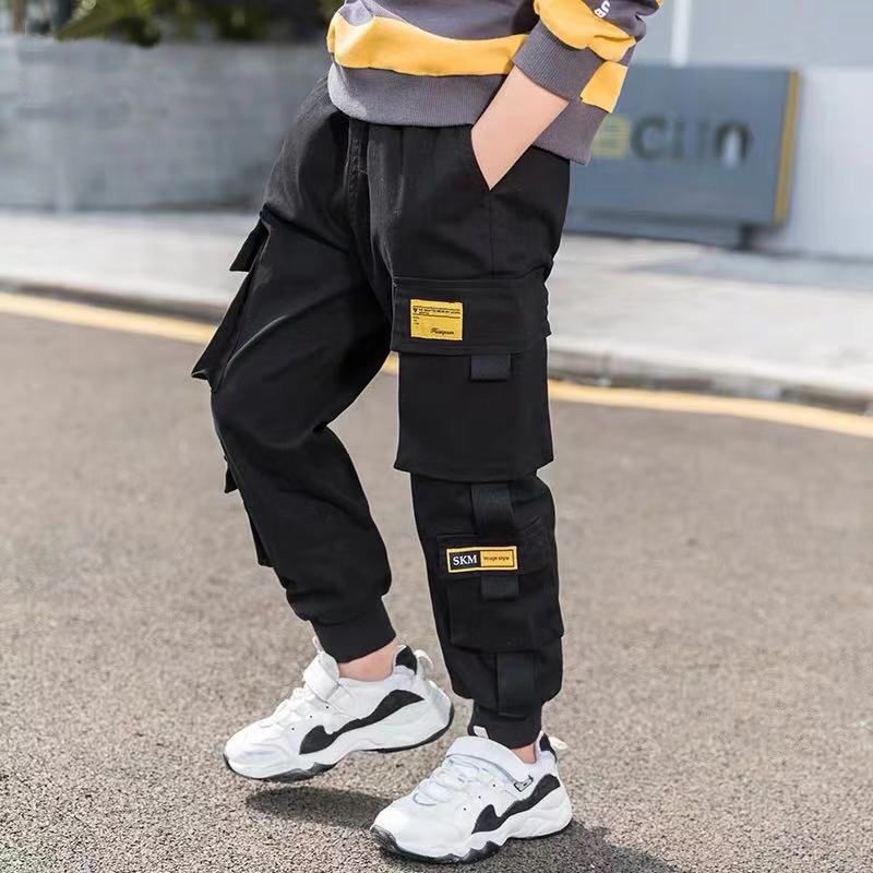 Solid Boys  Cargo Pants